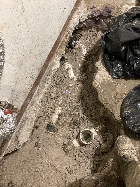 Hinsdale Interior Sewer Line Repair